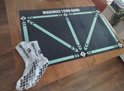 Football mat and socks