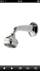 Aqualisa fixed shower head and 4 body jets