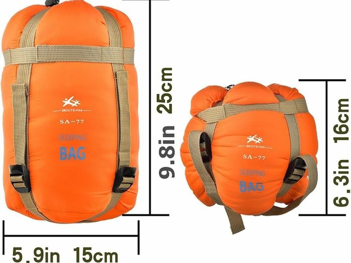 Ultra-light Warm Weather Rectangular Sleeping Bag, 75" L x 30" W, Lightweight Envelope sleeping bag for Outdoor Camping, Backpacking & Hiking - Fit for Kids, Teens and Adults
