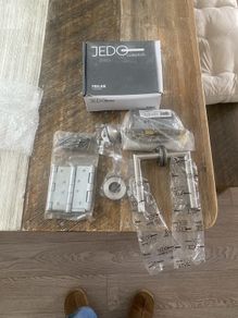 door handle , 2lever sash loc, Hinges and door stop by 3