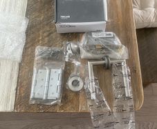 door handle , 2lever sash loc, Hinges and door stop by 3