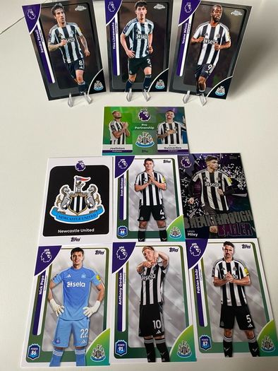 2025/2026 Topps Chrome and premiere league topps cards