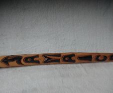 Collectable Hand Carved Wood cane