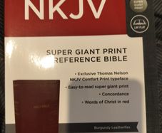 Holy Bible NKJV Super Giant Print Reference Thomas Nelson on3n3ss