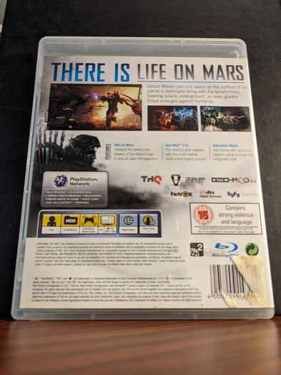 Red Faction Armageddon - PS3 complete in box