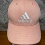 Adidas Girls Pink Baseball Cap Hat Image 2
