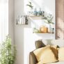 NEW SALE | Rustic Floating Shelves, Decorative Wood Wall Shelves Set of 3, Wall Mounted Storage Shelves for Bedroom, Living Room, Kitchen, Bathroom, Office and More Carbonized Image 6