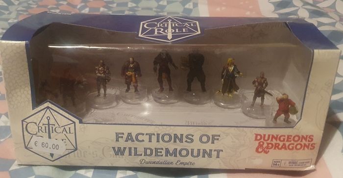 Dungeons and Dragons factions of wildemount figures