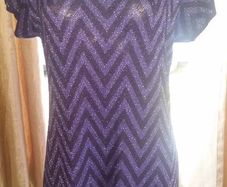 Monsoon purple sparkle tunic size UK14 EU42 Perfect condition Postage included
