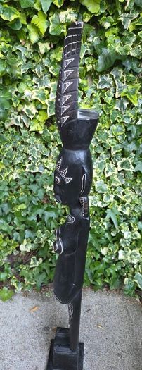 Artificial wood statue