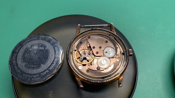 Really rare Enicar Supertest rose gold
