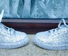 Sparkly Women's Shoes/runners (used).
