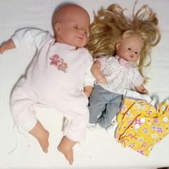Soft Bodied dolls with sound + clothes