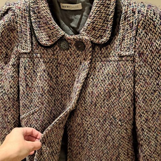 SEE BY CHLOE warm wool jacket