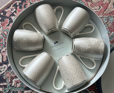Tipperary Crystal Set of 6 Mugs New In box