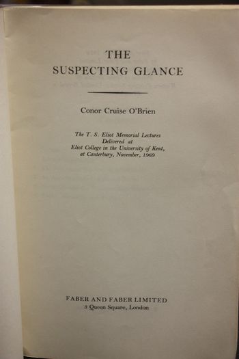 The Suspecting Glance