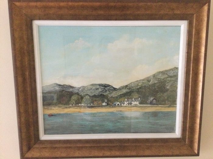 Art - Vintage Oil on Canvas ( M.M. Addis )