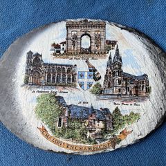 Chalons en Champagne slate plaque