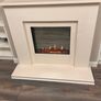 Electric fire and natural stone fireplace Image 3