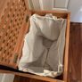 Wooden Lattice Laundry Hamper Image 4