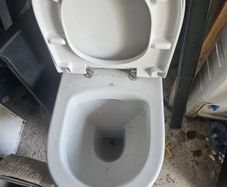 Free unused toilet