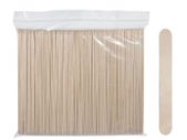 Waxing Spatulas Disposable Wooden Depilatory Wax Applicator Sticks - 100 pcs