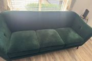 Velvet 3 seaters sofa