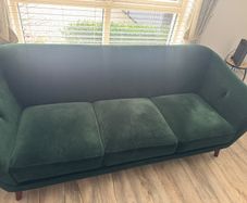 Velvet 3 seaters sofa