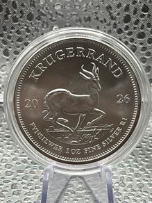 1oz Fine 999 Silver Bullion Krugerrand 2026 Coin.