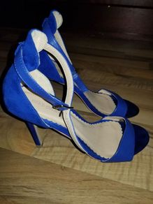 Dune Blue Suede Size 5 Shoes