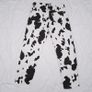 Boohoo Man White Black Cow Print Graphic Straight Leg Denim Jeans W32/L31 Image 7