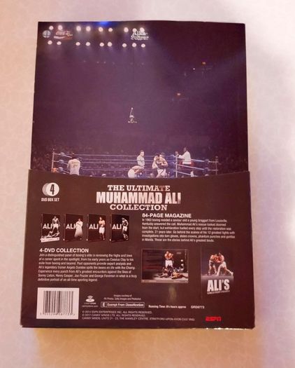 Ultimate Muhammad Ali Collection. Booklet & Dvd Box Set.