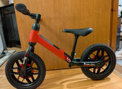 12 Inch QPlay Spark Balance Bike Red