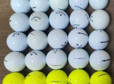 25 Callaway Warbird Lake Balls (scuffed & stained)