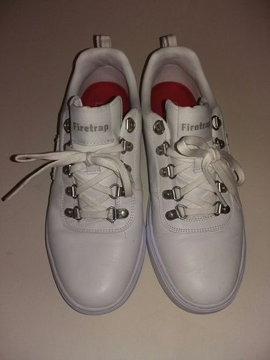 Firetrap Real Leather Trainers