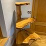 wooden table and lamp set Image 7