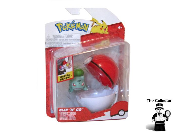 Pokemon Clip 'N' Go Bulbasaur And Poke Ball Battle Figure Brand New Sealed