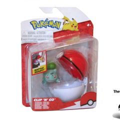 Pokemon Clip 'N' Go Bulbasaur And Poke Ball Battle Figure Brand New Sealed