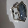 Lovely jewellery box ,,with bevelled mirrors sides and design, see pictures for condition,,take as is ,buyer collects or pays postage thank you Image 10