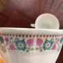 5 stamped china tea cups floral pattern and gold  guided cup Image 9