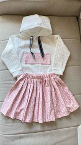 Dior girls hoodie sets 6/7