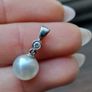 Pendant, Diamond & Pearl Image 5