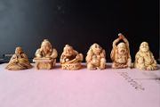 Set of 6 Japanese Style Netsuke Okimono