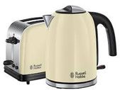 Cream Kettle and Toaster Set