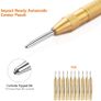 Step Drills,5PCS Step Cone Drill Bit Sets 50 Sizes ,Titanium Coate,Pagoda drill with Automatic Center Punch,Hex Shank,High Speed Step drill bits for Wood, Stainless Steel, Sheet Image 7