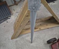 Fence post spikes
