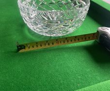 Waterford Crystal 8" Bowl with etchjng