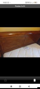Free King-size Mahogany Bed