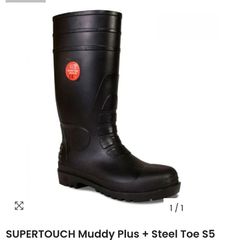 steel toe wellies
