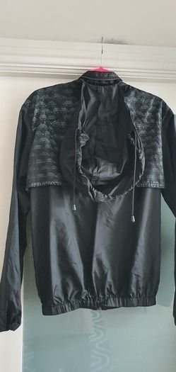 JUNK de LUXE Mens black hooded zip-up Sz S - Rrp 129.95 (New)
